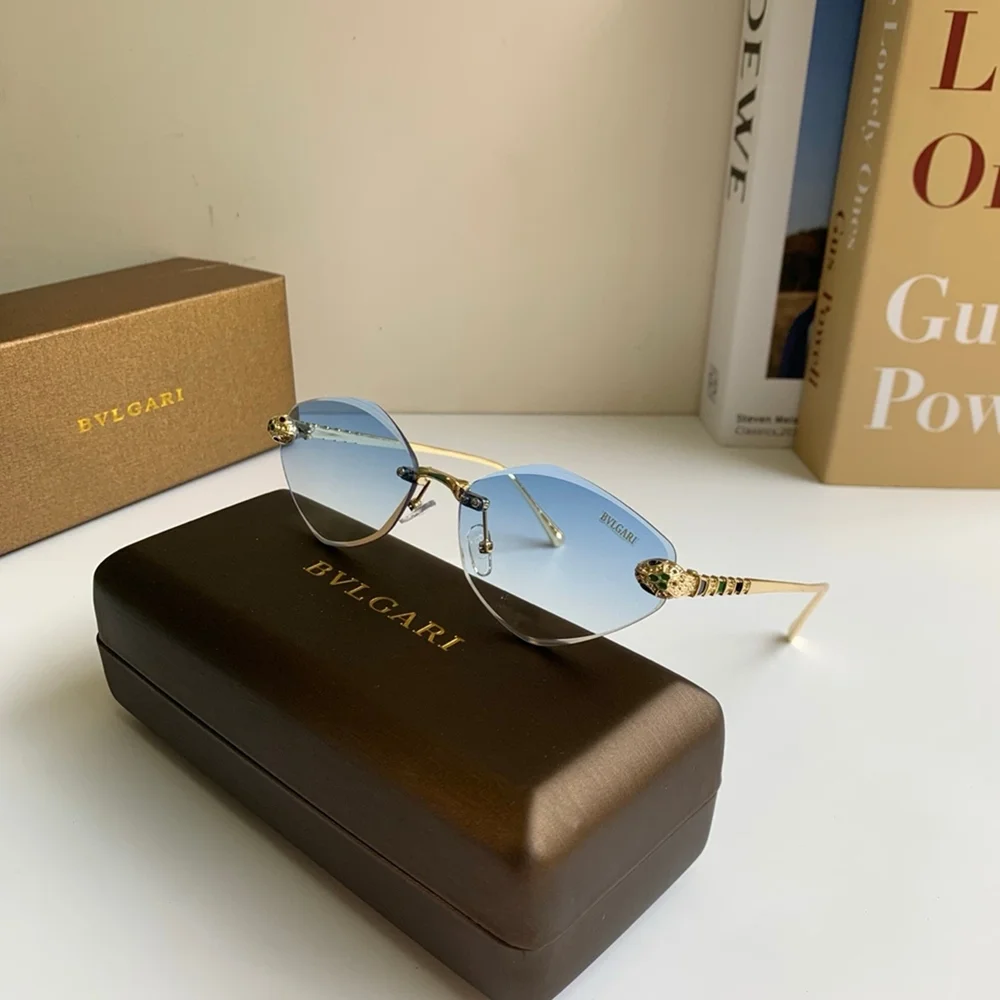 Bvlgari Serpenti Rimless Gradient Sunglasses